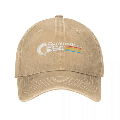 Hip Hop Denim Retro Commodore 64 Baseball Cap Homme Spring Autumn Snapback Hat