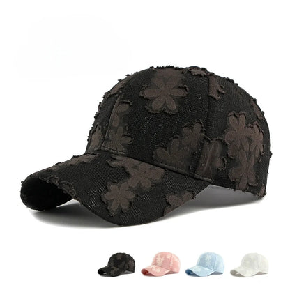 Fresh Floral Baseball Cap Women's