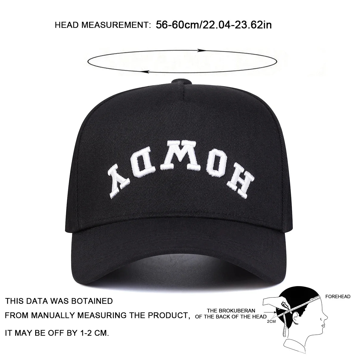 Unisex Letter Embroidery Baseball Caps Outdoor Casual Sunscreen Hat