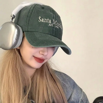 Casual Letter Embroidered Baseball Cap