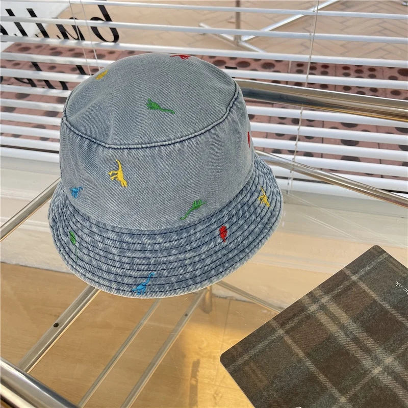 Summer Autumn Denim Bucket Hat For Women