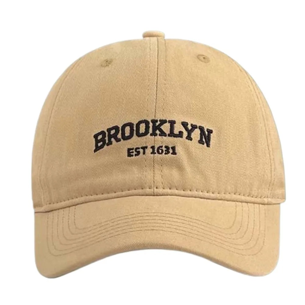 Breathable Men Baseball Hat Anti-UV Lightweight Embroidered Letter