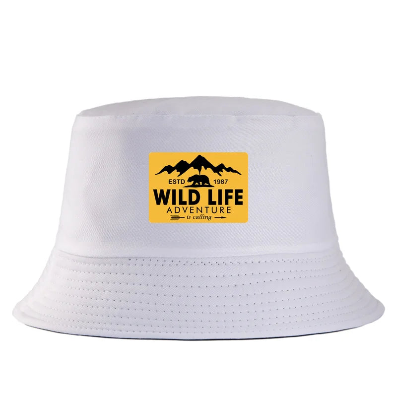 Wild Life Printed Reversible Bucket Hat Woman Man