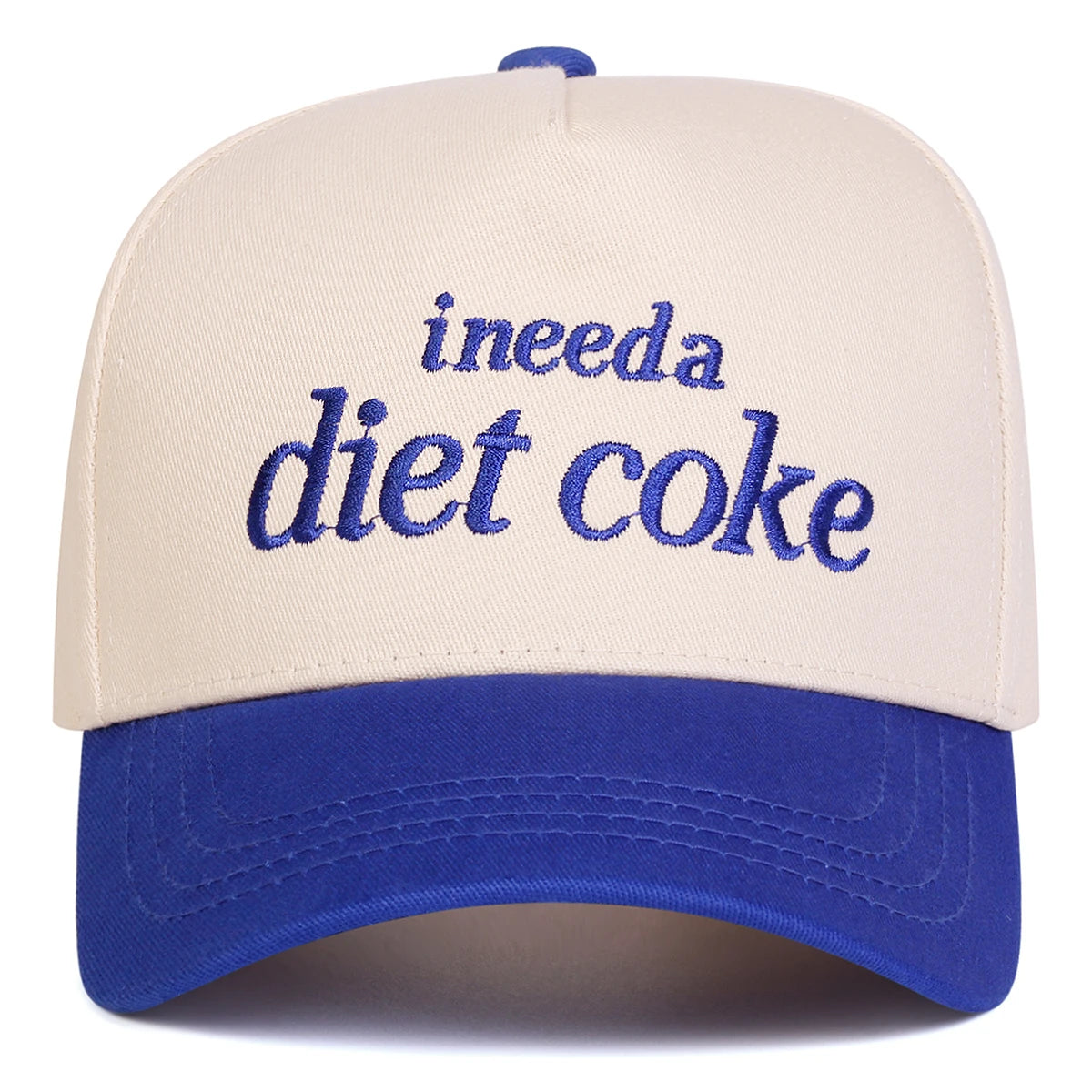 Unisex Ineed A Diet Coke Letter Embroidery Baseball Caps Spring Autumn Sports Cap