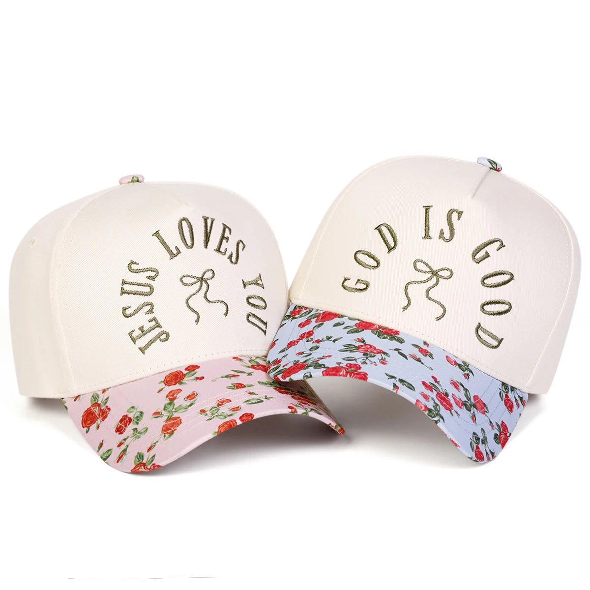 Unisex Jesus Loves You Letter Embroidery Baseball Caps Spring Autumn