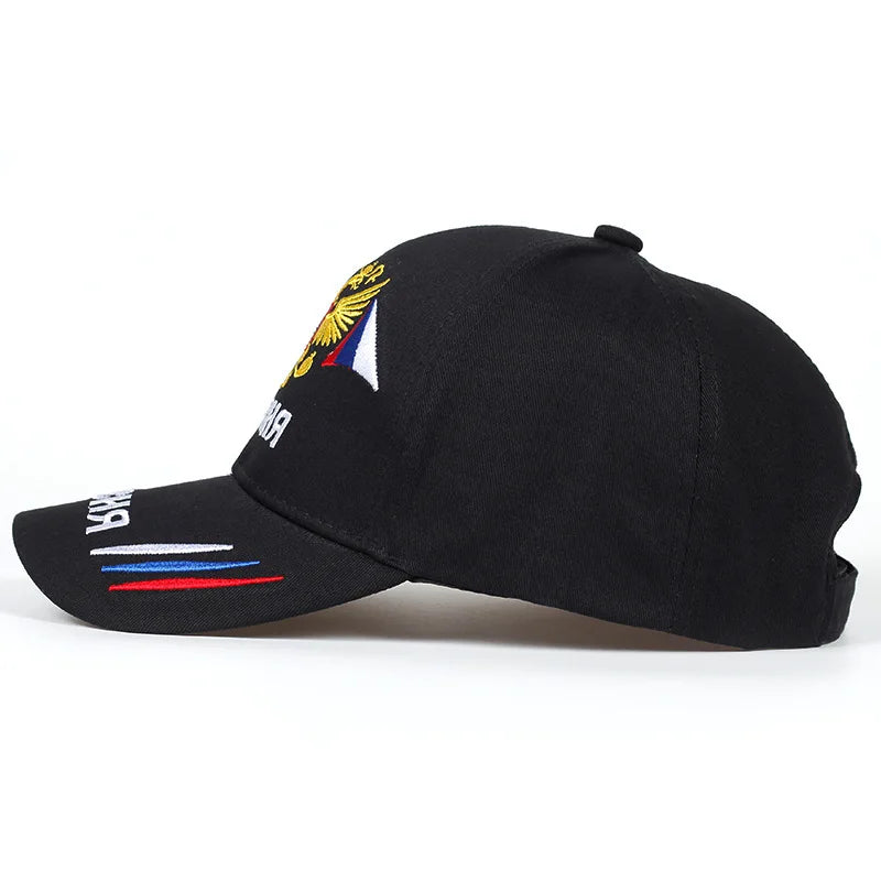 Russia Baseball Caps Russia Badge Embroidery Golf Caps