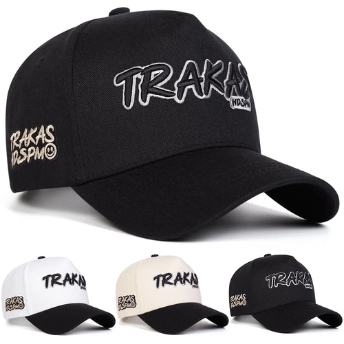 Unisex Trakas Hdspm Letter Embroidery Baseball Caps Spring Autumn