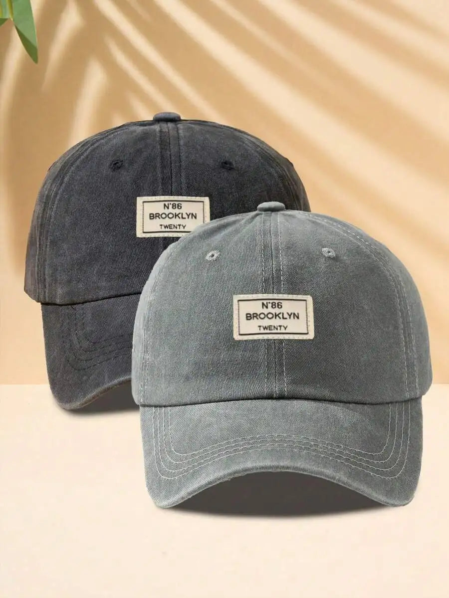 Unisex Washed Denim Baseball Cap Adjustable Casual Hat