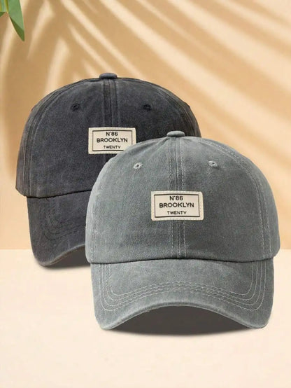 Unisex Washed Denim Baseball Cap Adjustable Casual Hat