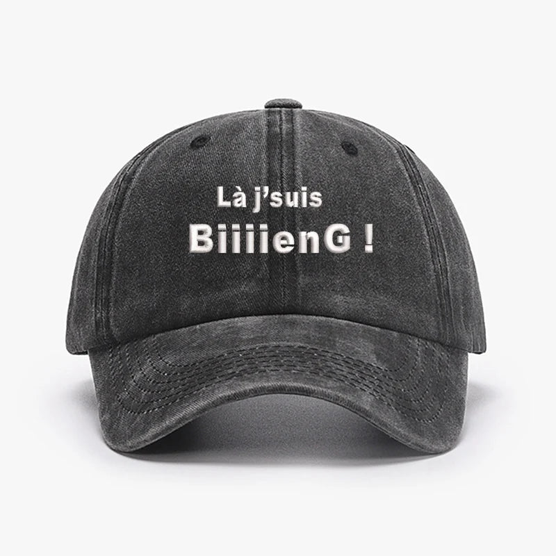Fashion Brand Embroidery France Biiiieng Soft Men Baseball Caps