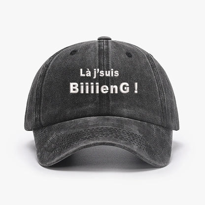 Fashion Brand Embroidery France Biiiieng Soft Men Baseball Caps