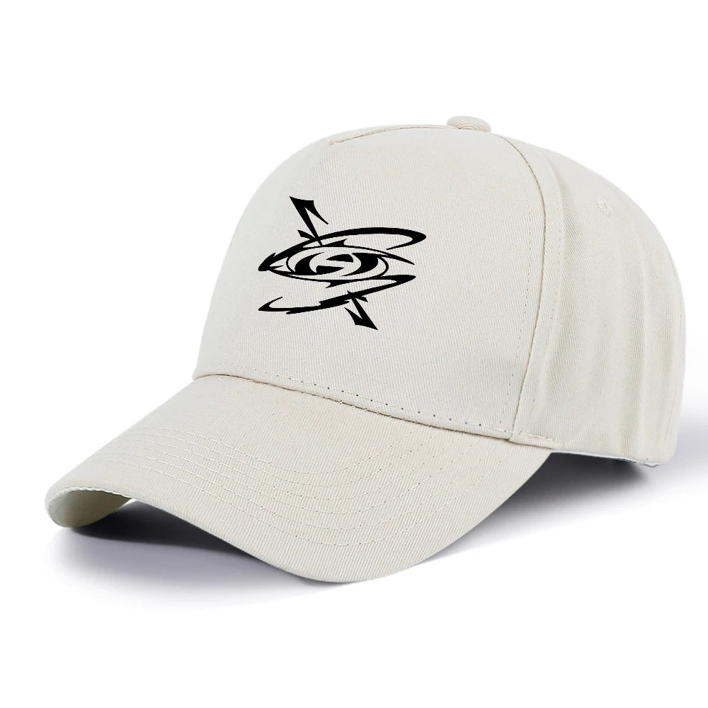 Athletic Baseball Cap Adjustable Size Graphic Print Ponytail Hats