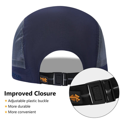 Folding Fishing Baseball Cap UPF 50+ Water Resistant Outdoor Portable Brim Hats