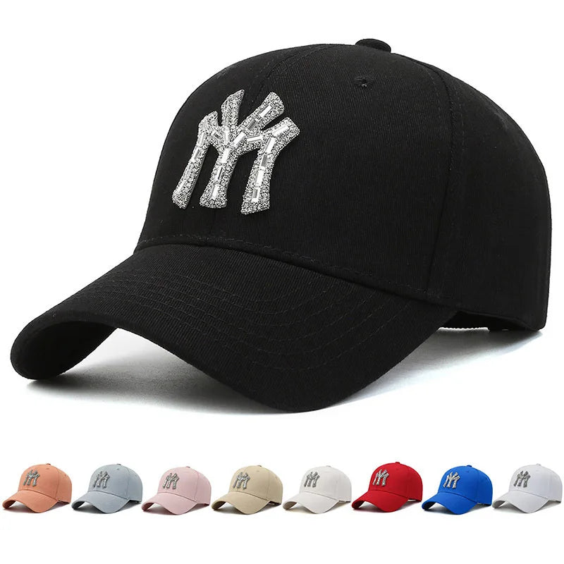 Luxury Diamond Baseball Hat Suitable For All Seasons Outdoor Sports Cap