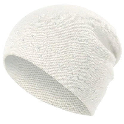 Hot Sale Women Casual Winter Fall Hat Stylish & Shiny Rhinestone Decor