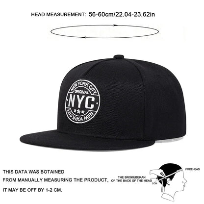 Unisex NEW YORK CITY Letter Embroidery Hip Hop Hats Outdoor Adjustable Sports Casual Baseball Caps