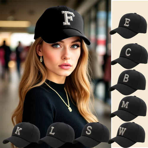 Unisex Embroidered 26 Alphabet Letter Baseball Cap