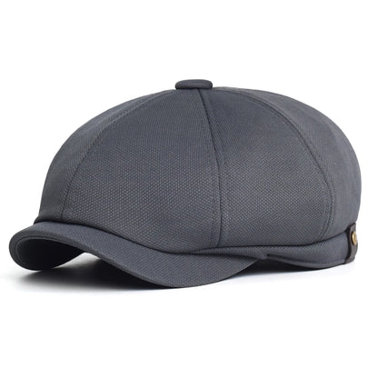 Spring Summer Casual Newsboy Caps Breathable Outdoor Retro Beret Hats