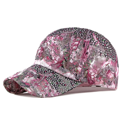New Lace Hat Women's Thin Breathable Baseball Hats