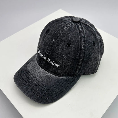 Retro Men Women Baseball Hats Cotton Embroidery Washing
