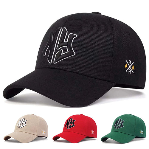 Unisex Ng Letter Side Ar Embroidery Baseball Caps Spring and Autumn
