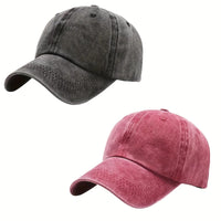 2pcs Black Red