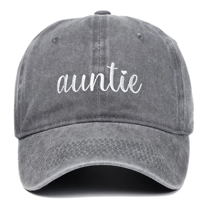 Fashion Washed Cotton Uncle Auntie Matching Caps