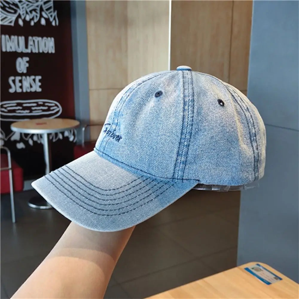 Fashion Denim Washed Baseball Cap Vintage Outdoor Cap