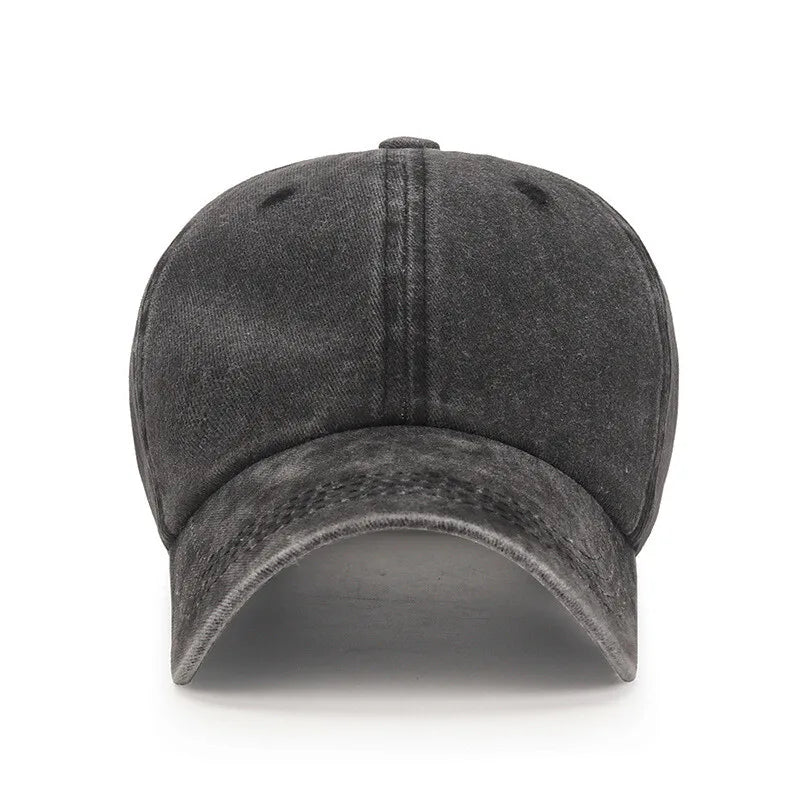 Men Women Unisex Adjustable Distressed Dads Hat