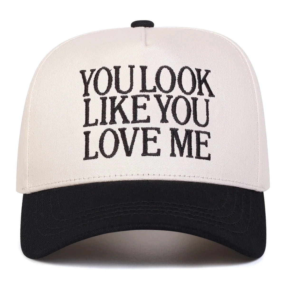 Unisex YOULOOK LIKE YOU Letter Embroidery Baseball Caps Adjustable Casual Hats Sports Cap