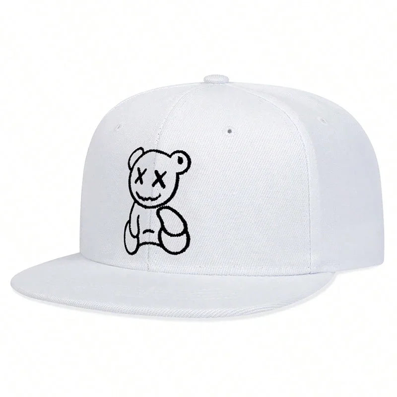 Unisex XX Little Bear Embroidery Hip-hop Hats Spring