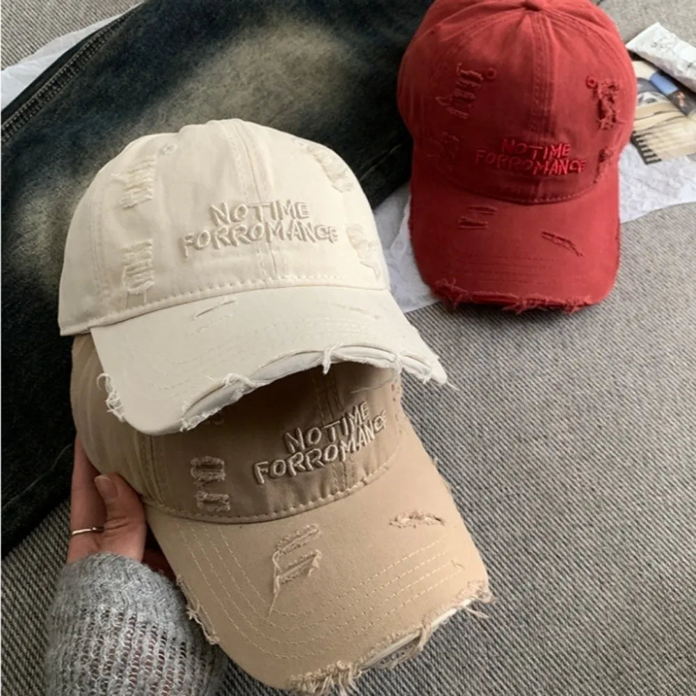 Hip Hop Summer Baseball Caps Letter Embroidery for Men Women