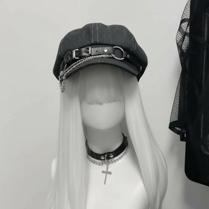 Octagonal Harajuku Beret Hat Casual Wear