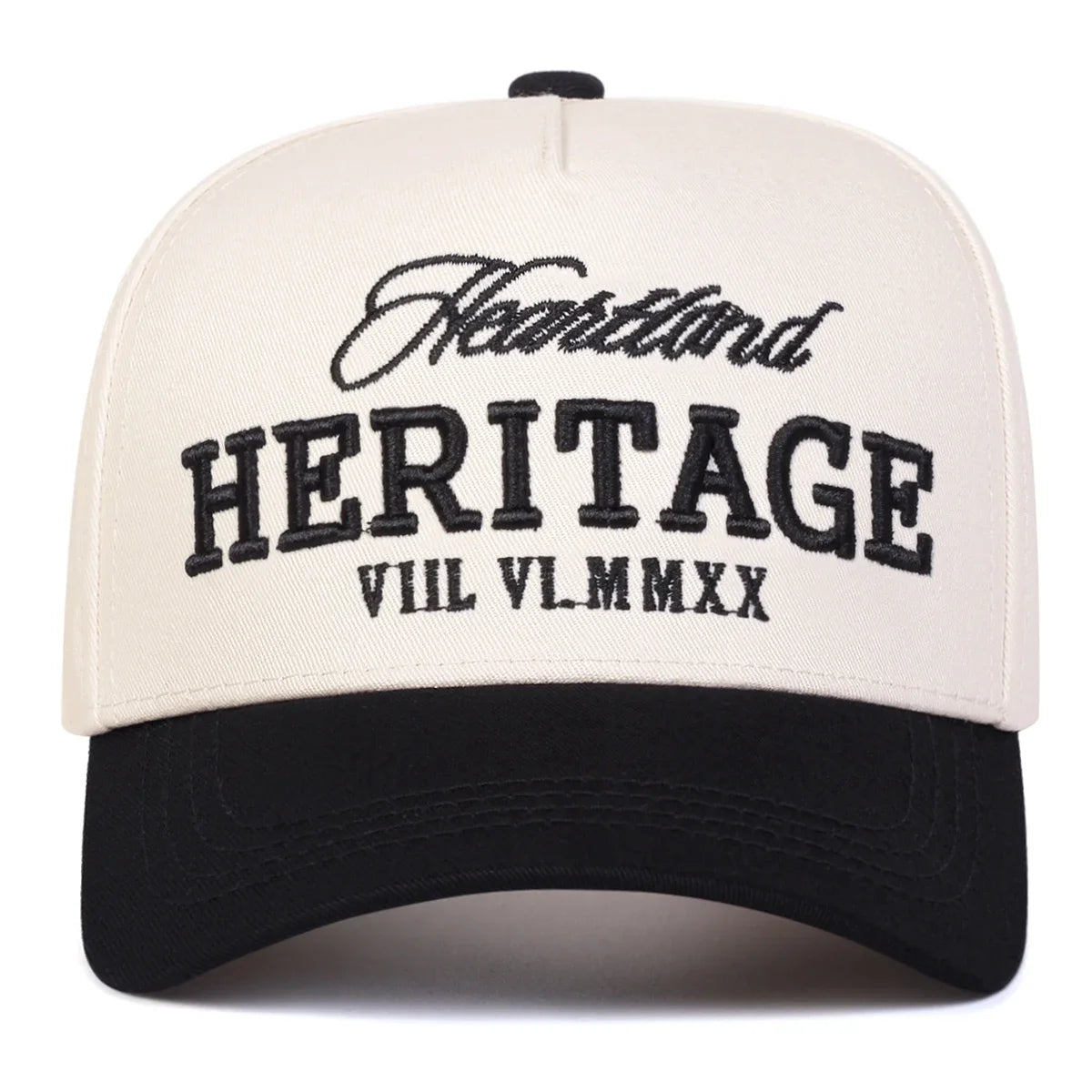Unisex Heritage Letter Embroidery Baseball Caps Spring Autumn Sports Cap