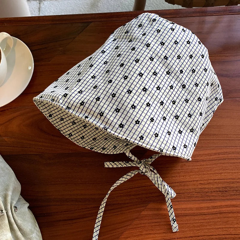 Retro Original Knot Flowers Bucket Hats