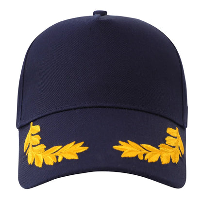 Customized Logo Printed Men Baseball Cap Casual Cap Wheat Ear Solid Color Snap Cap Sports Cap