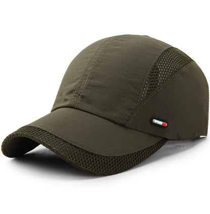 Japanese and Korean Hats Quick Dry Baseball Cap Adjustable Moisture Wicking Sun Hat For Outdoor Sports