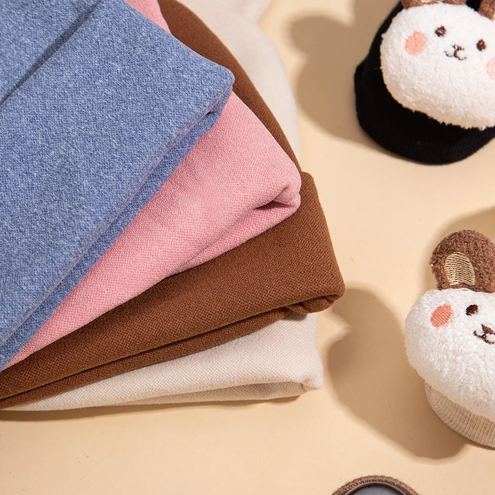 Autumn Winter Cute Bear Baby Turban Hats