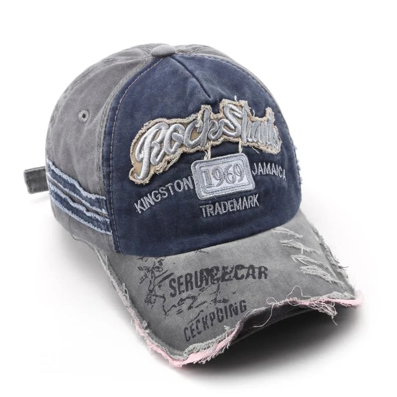 Retro Letter Embroidery Baseball Caps