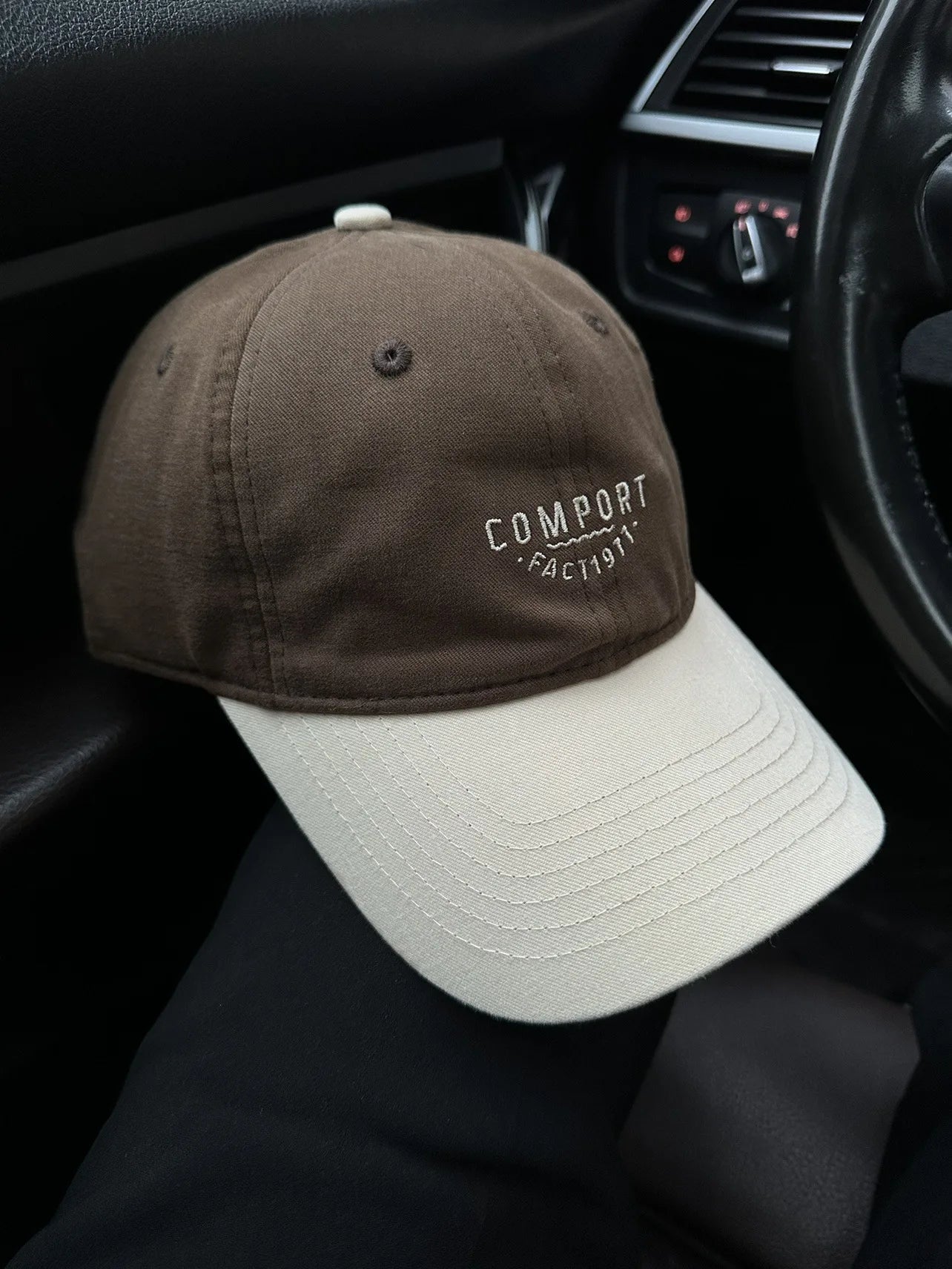 American Retro Color-Block Baseball Cap