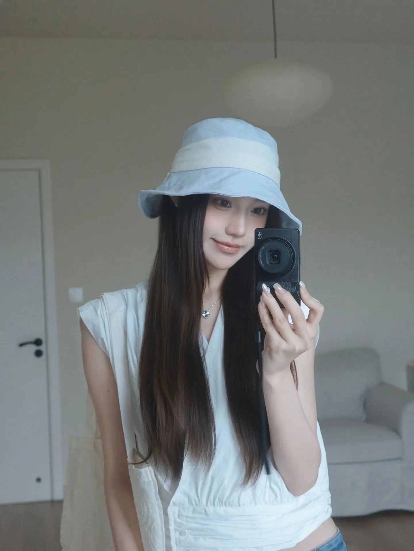 Elegant Bow-Tied Fisherman's Hat Women