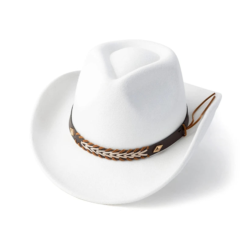 Stylish Wide Brim Straw Hat For Women Men Summer Beach Sun Hat