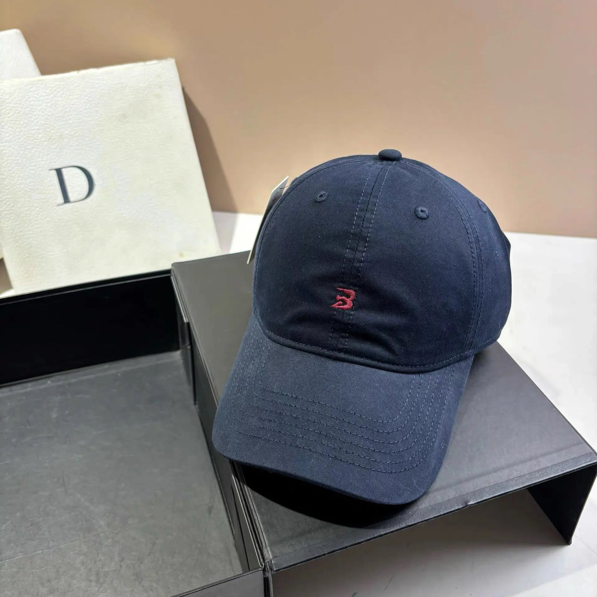 Casual Monogram Cotton Baseball Cap For Men And Women