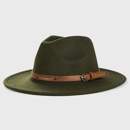 Wool Fedora Hat For Women Men In Winter And Autumn, Outdoor Fashion