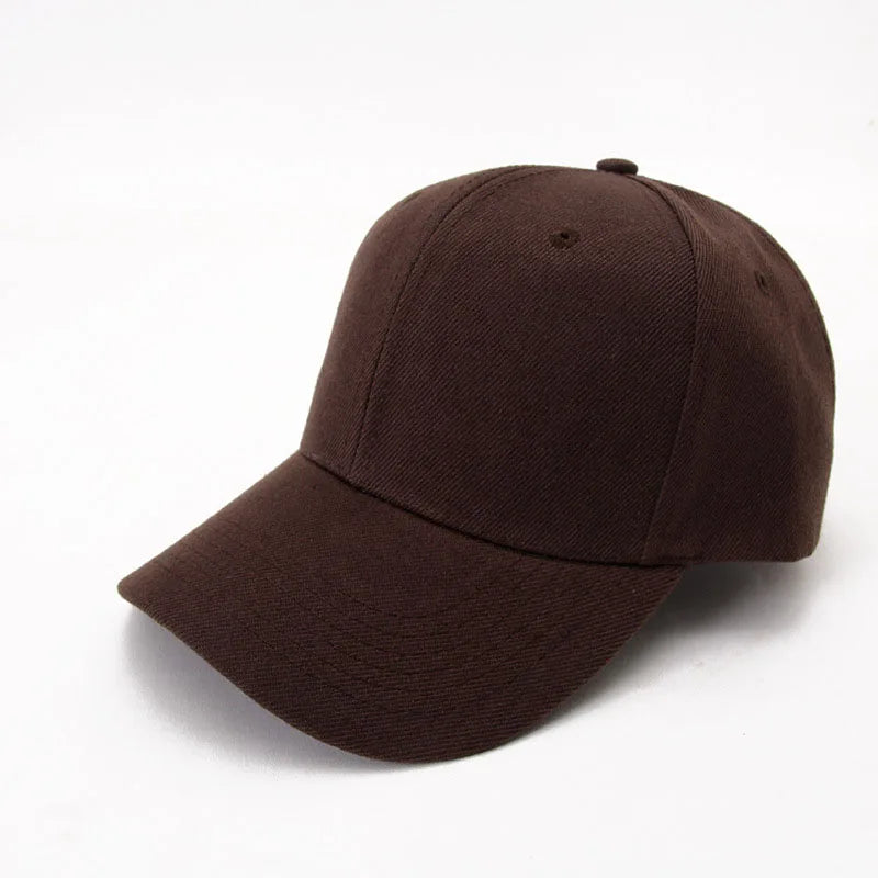 Fashion Retro Solid Color Men and Women Universal Baseball Cap