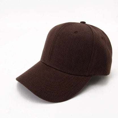 Fashion Retro Solid Color Men and Women Universal Baseball Cap
