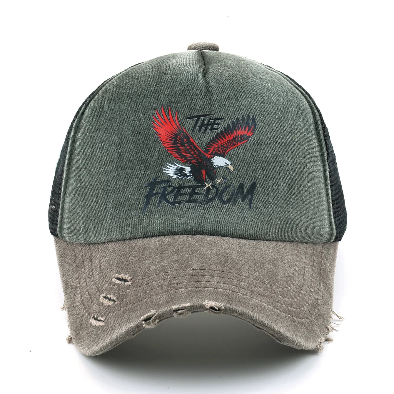 Washed Denim Baseball Cap Women Men