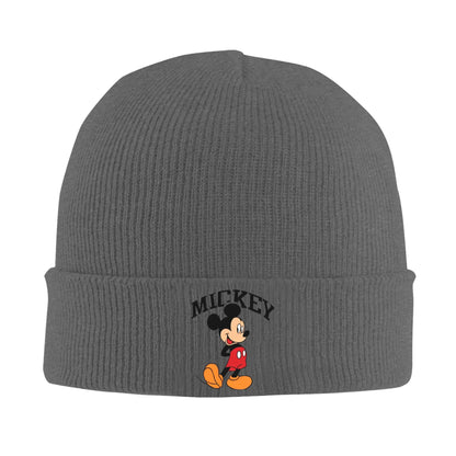 Minnie Mouse Mickey Knitted Caps For Women Men Beanie Winter Hats