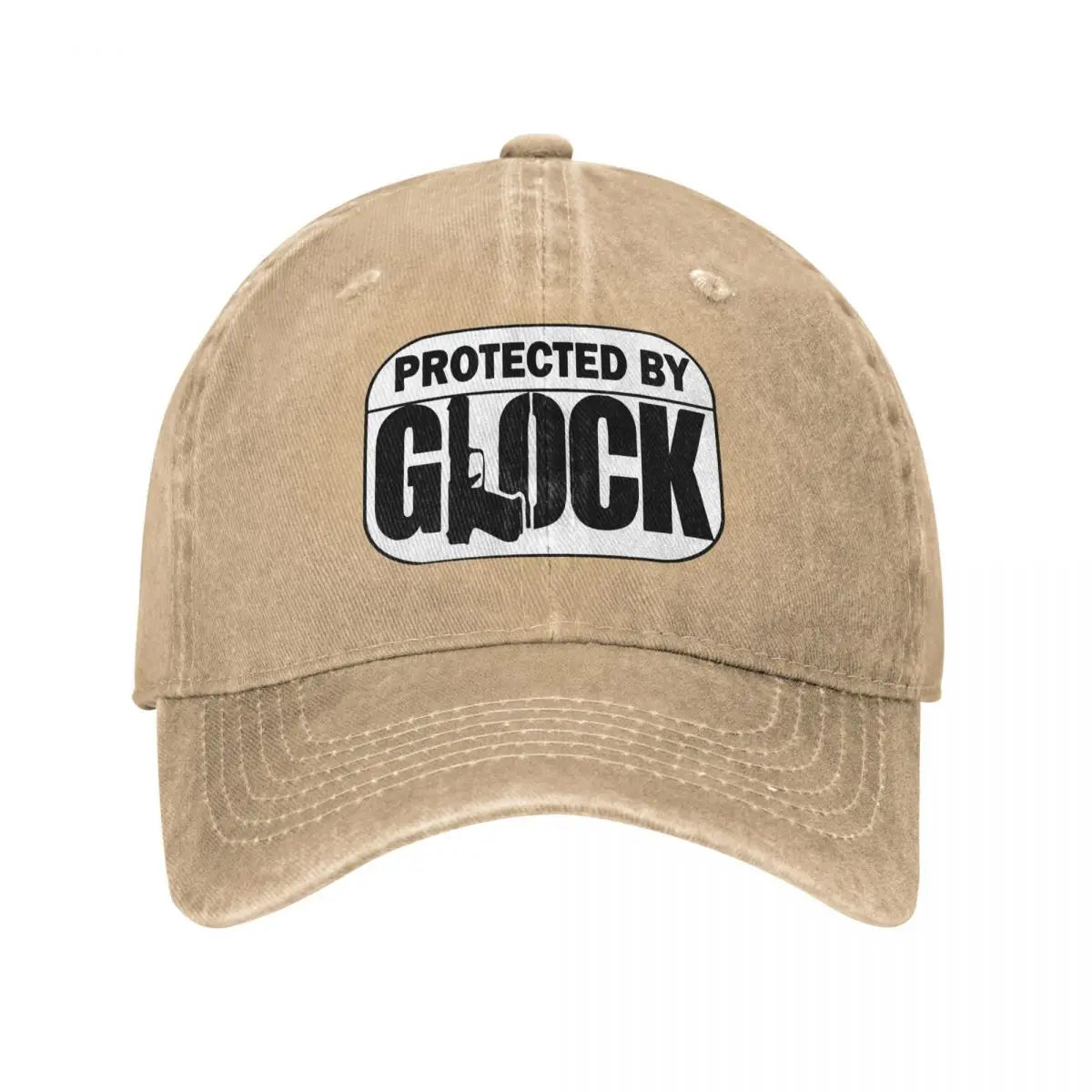 Gun Unisex Baseball Caps Tactical Shooting Distressed Washed Hats