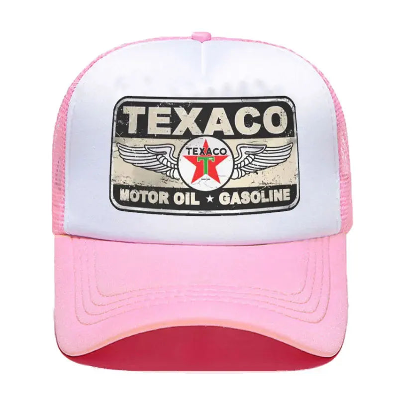 Punk Unisex Vintage Texaco Sign Baseball Cap for Men Women